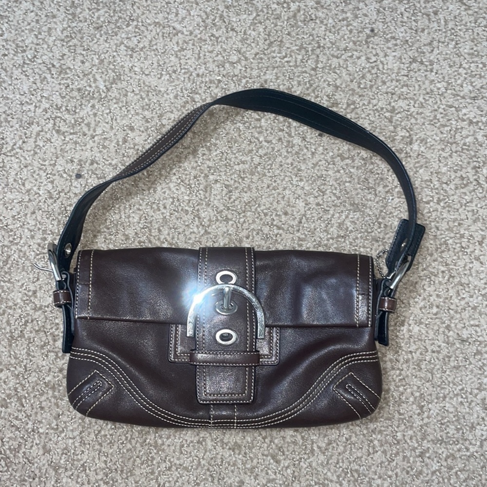 COPY - Coach brown leather purse - Picture 1 of 9
